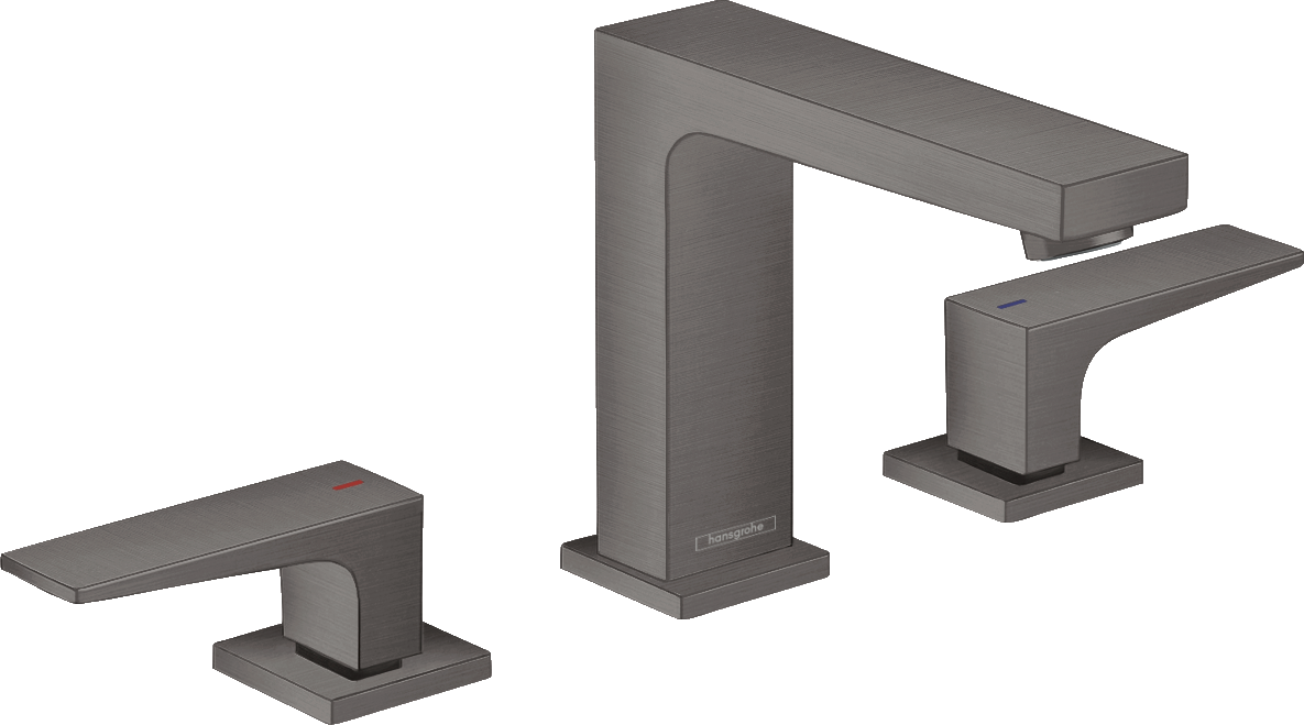 Hansgrohe Metropol Widespread Faucet with Lever Handles and Pop-Up Drain, 1.2 GPM by Hansgrohe