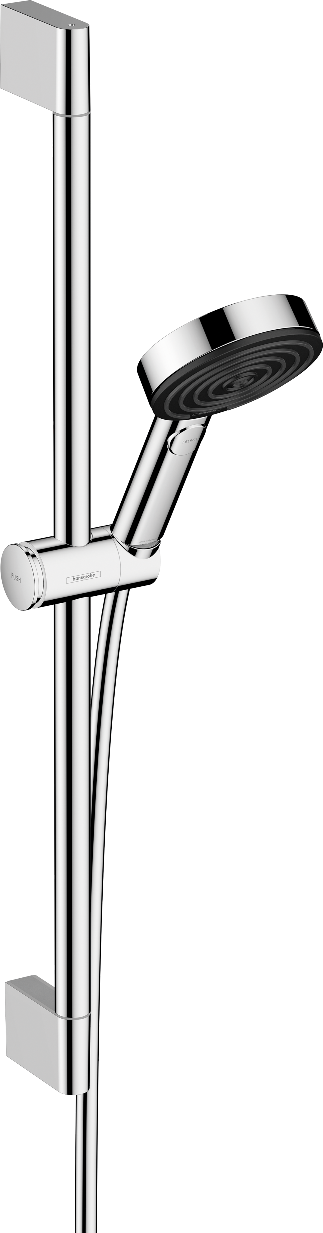 chrome shower set