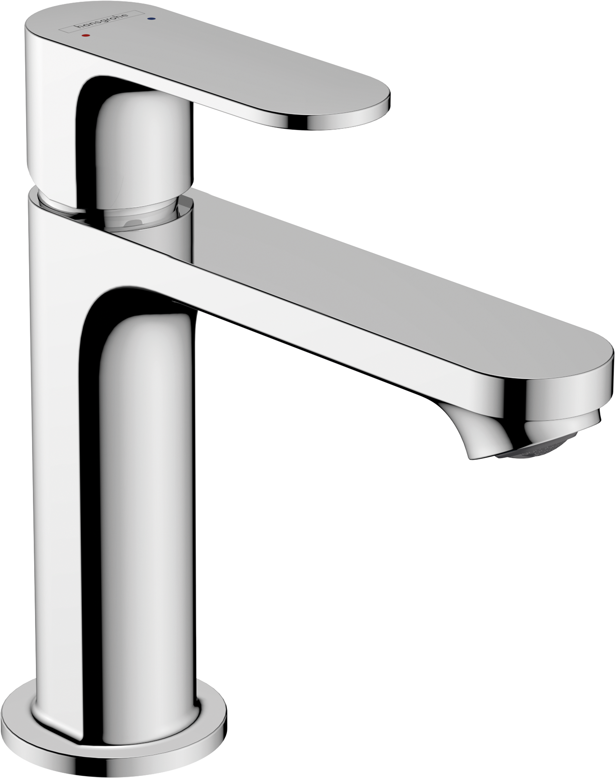 chrome bathroom faucet
