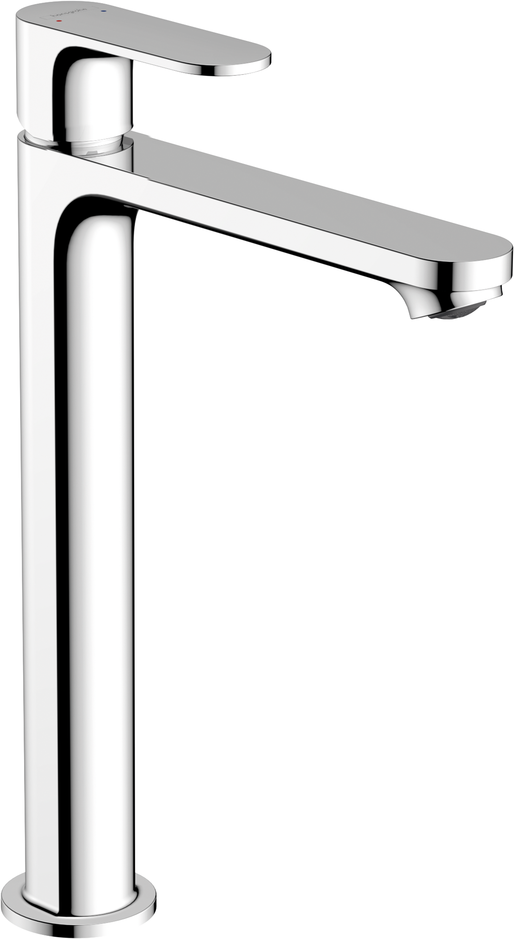 chrome bathroom faucet