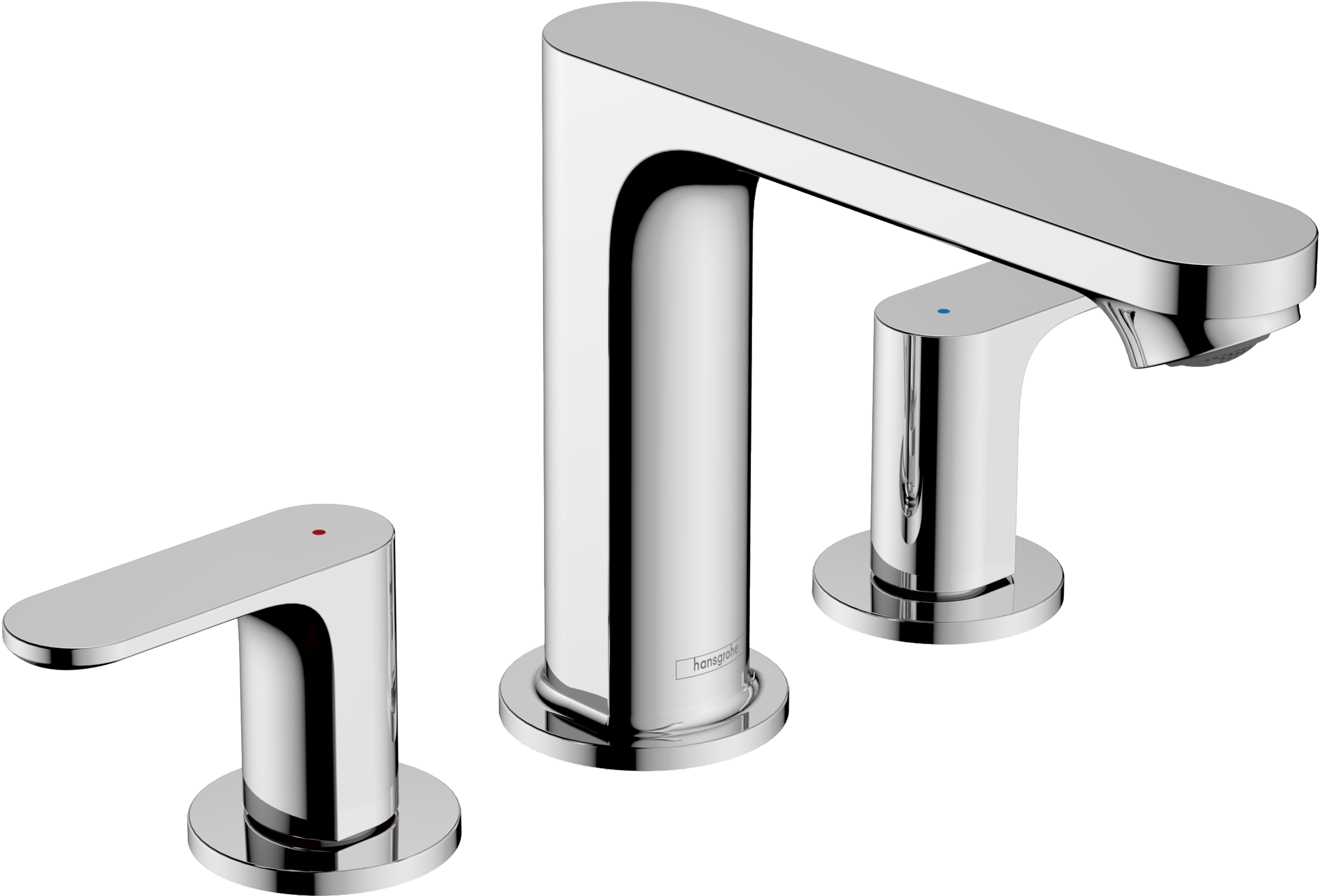 chrome bathroom faucet