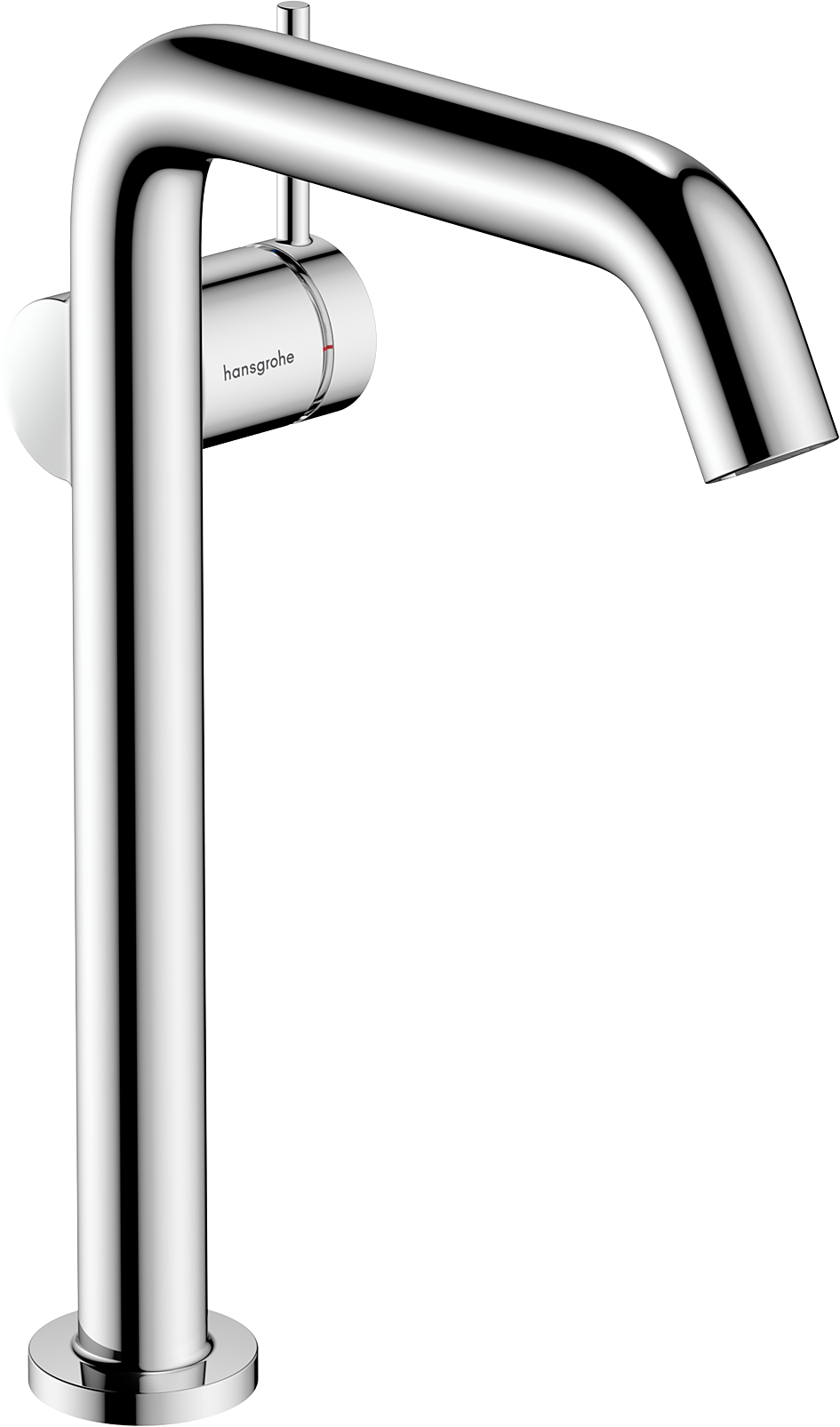 chrome bathroom faucet