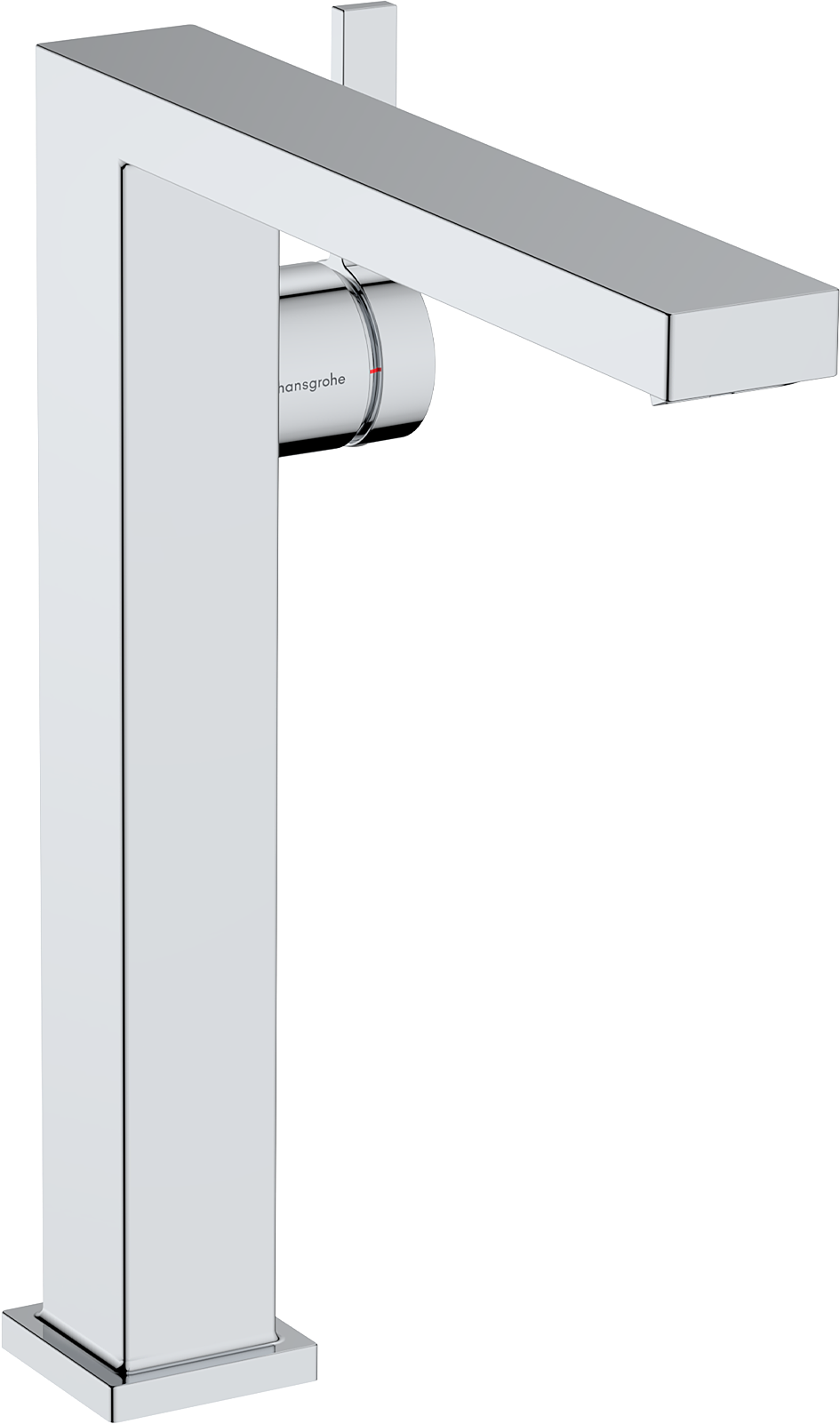 chrome bathroom faucet