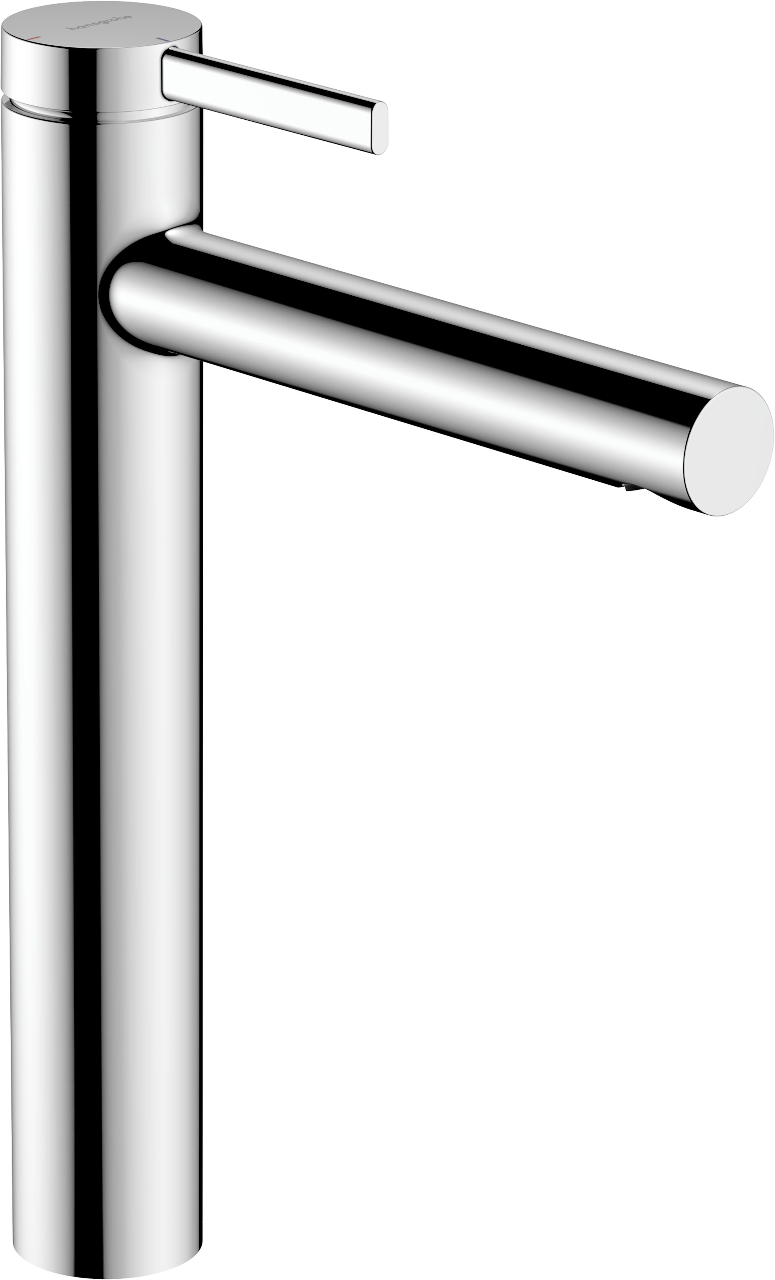 chrome bathroom faucet