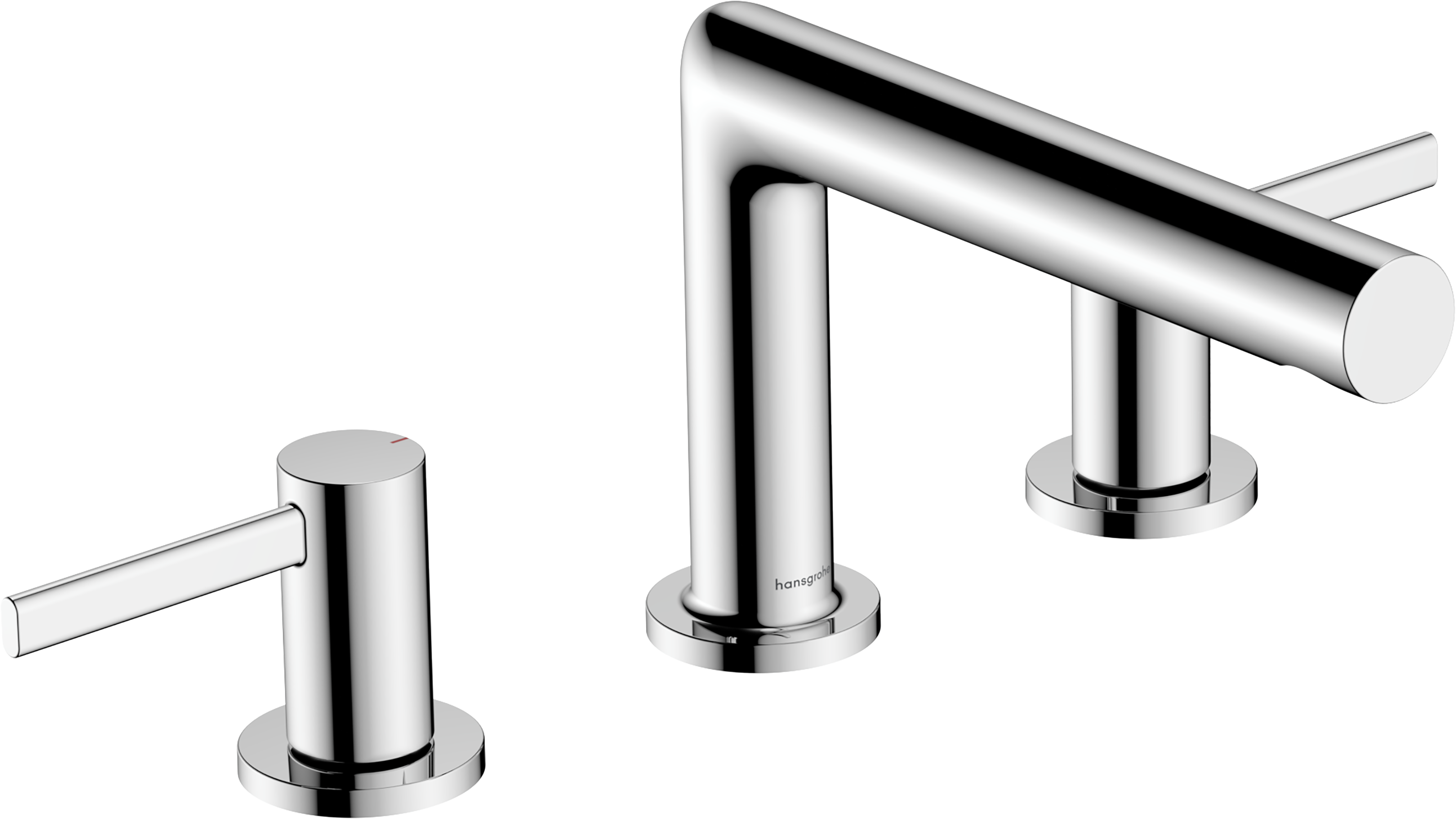 chrome bathroom faucet