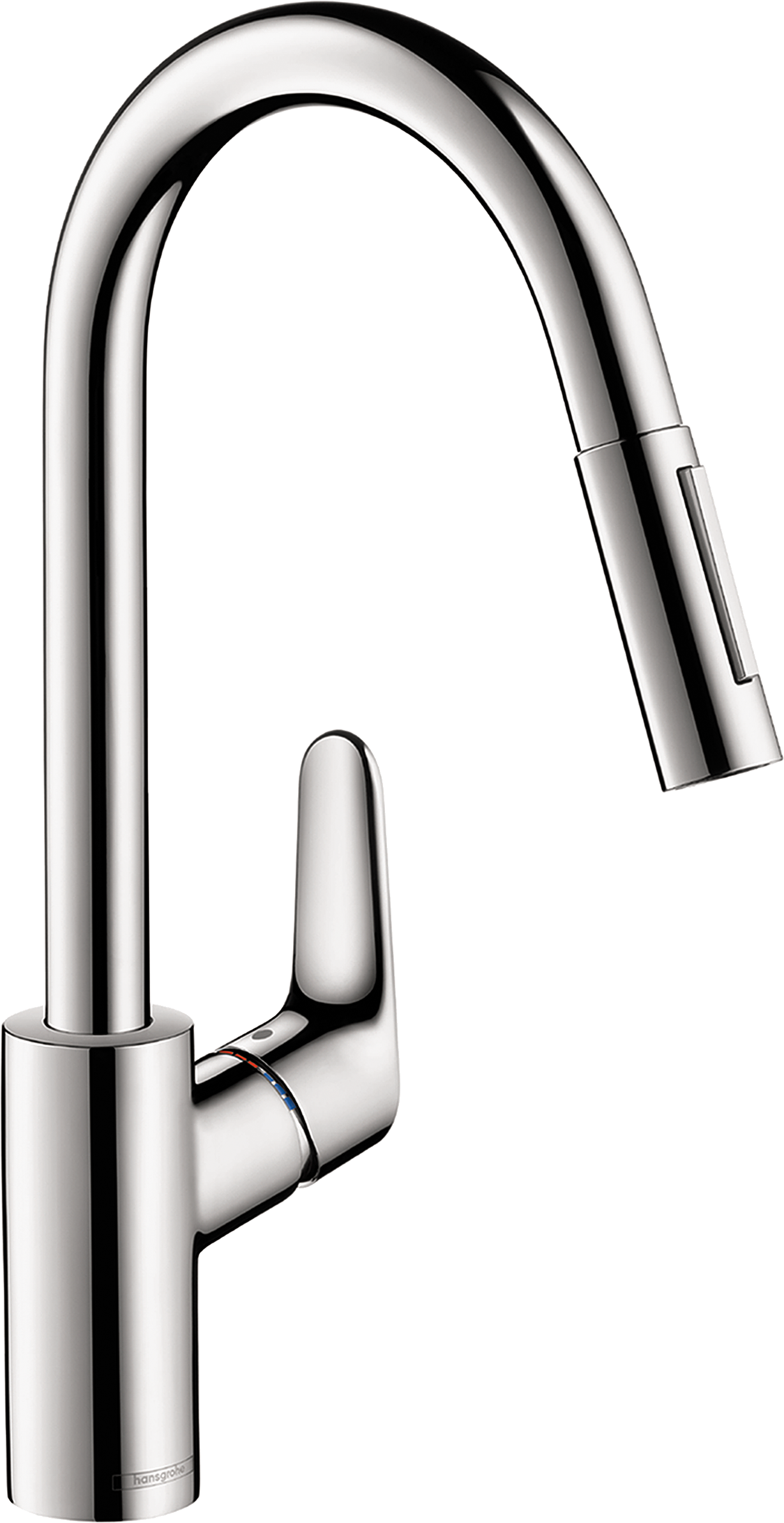 chrome kitchen faucet