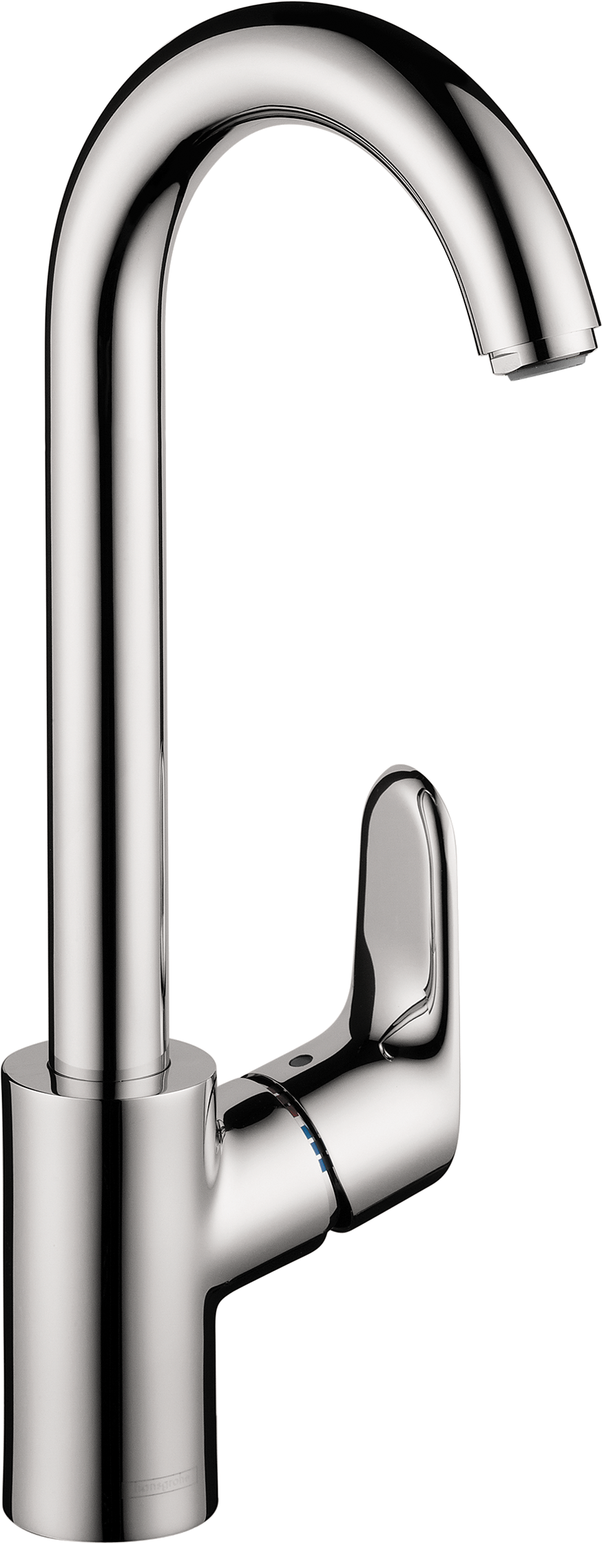 chrome kitchen faucet