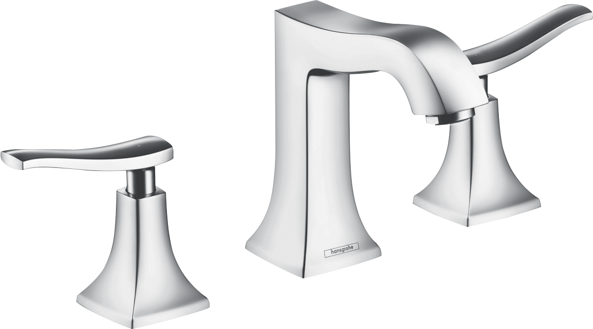 chrome bathroom faucet