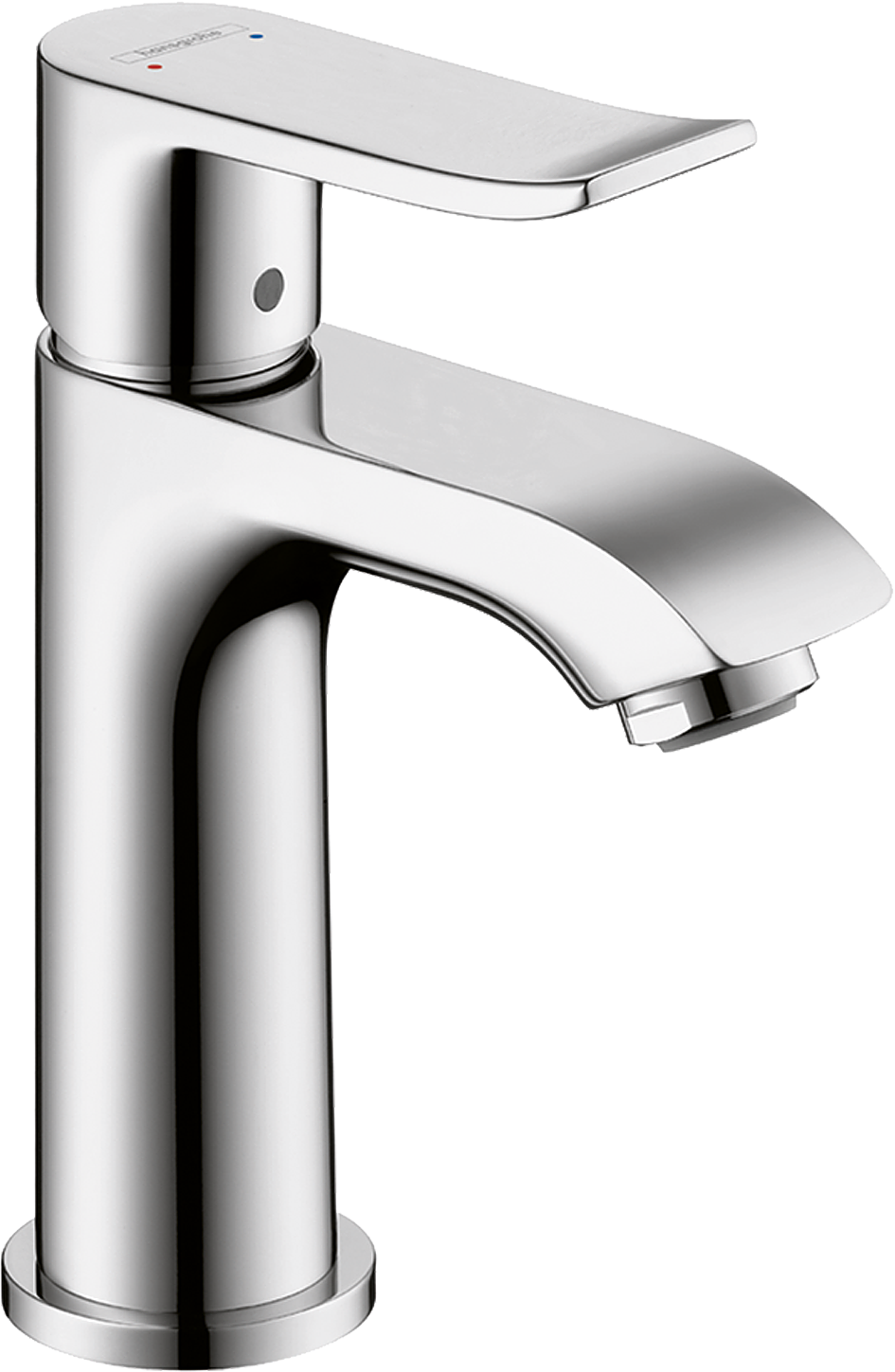 chrome bathroom faucet