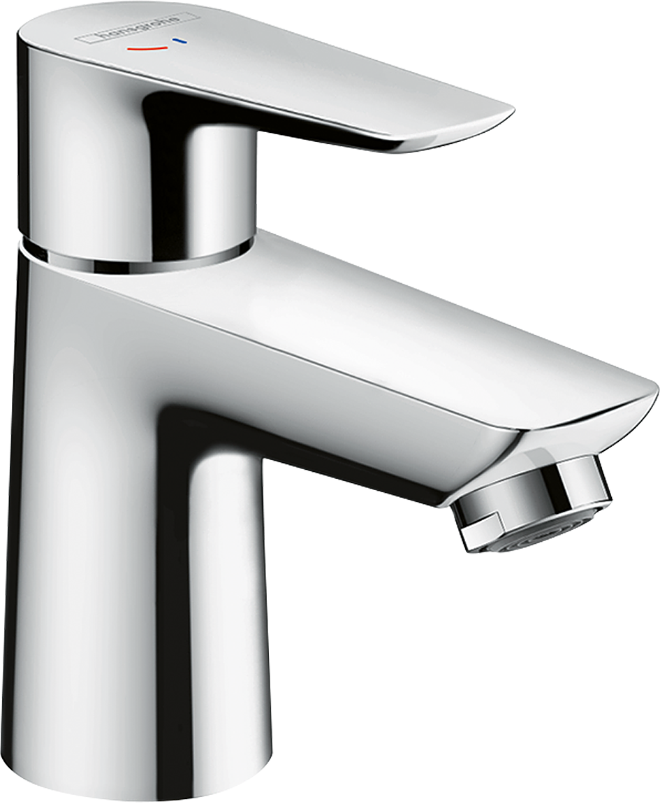 chrome bathroom faucet