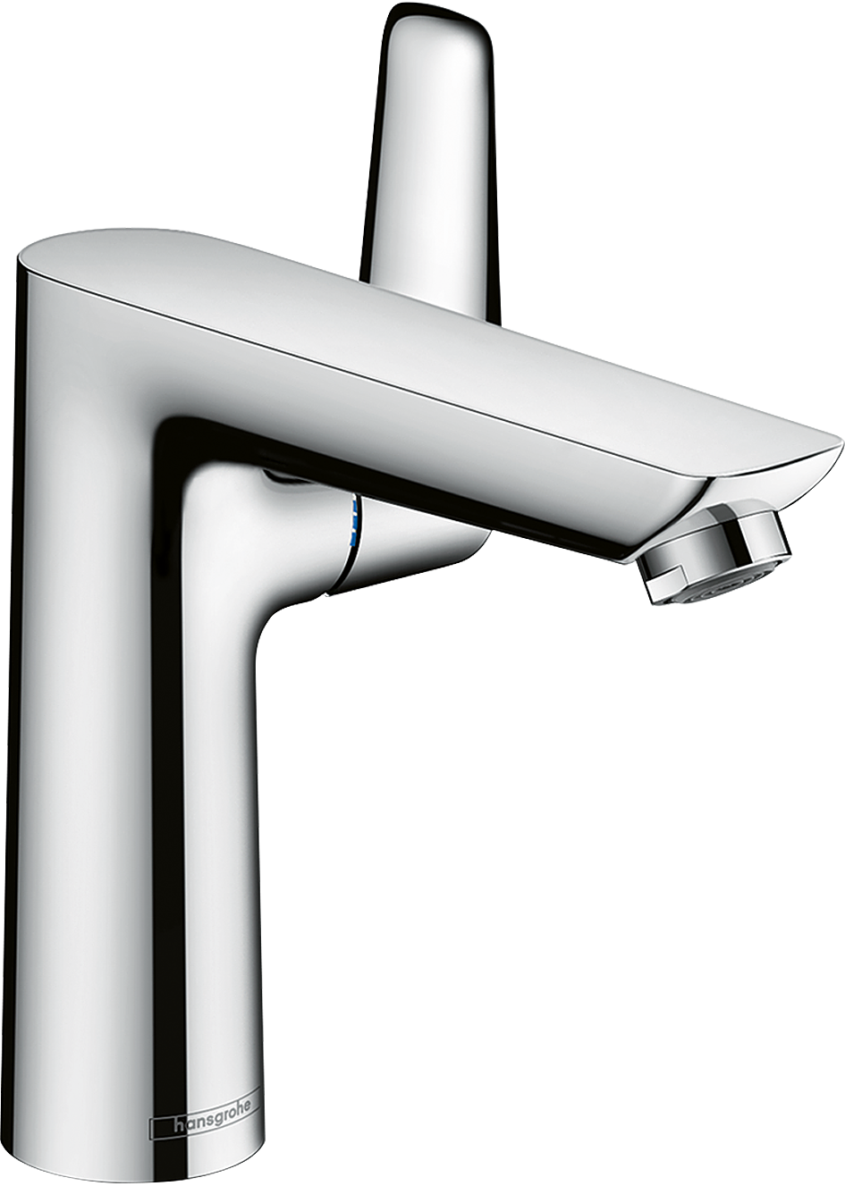 chrome bathroom faucet