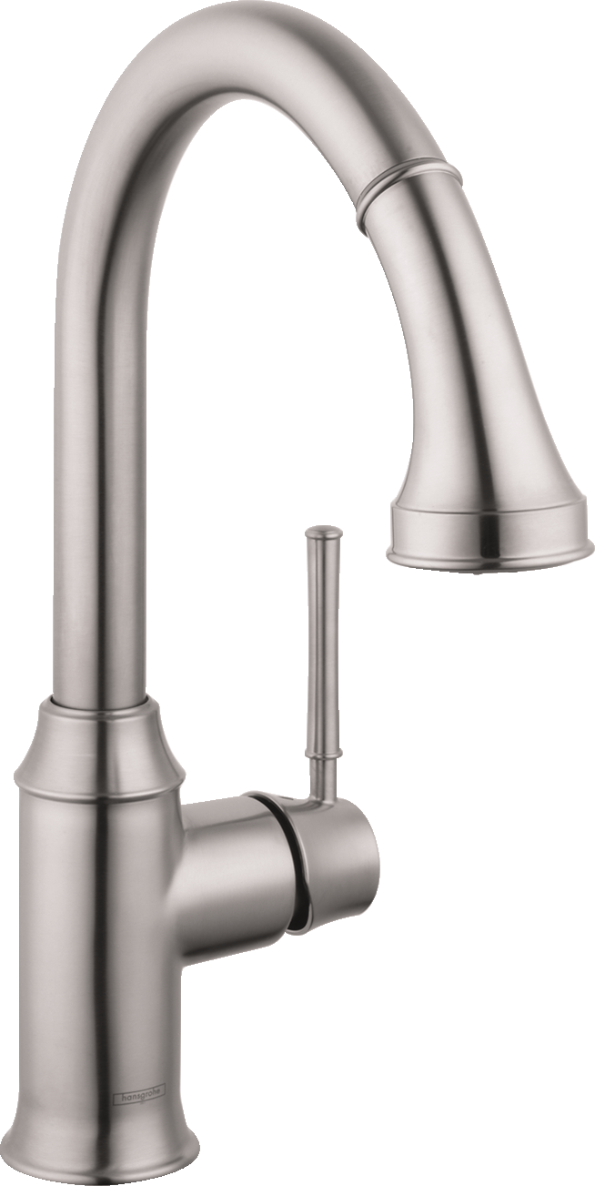 Hansgrohe Talis C HighArc 2-Spray Pull-Down Kitchen Faucet, 1.75 GPM by Hansgrohe