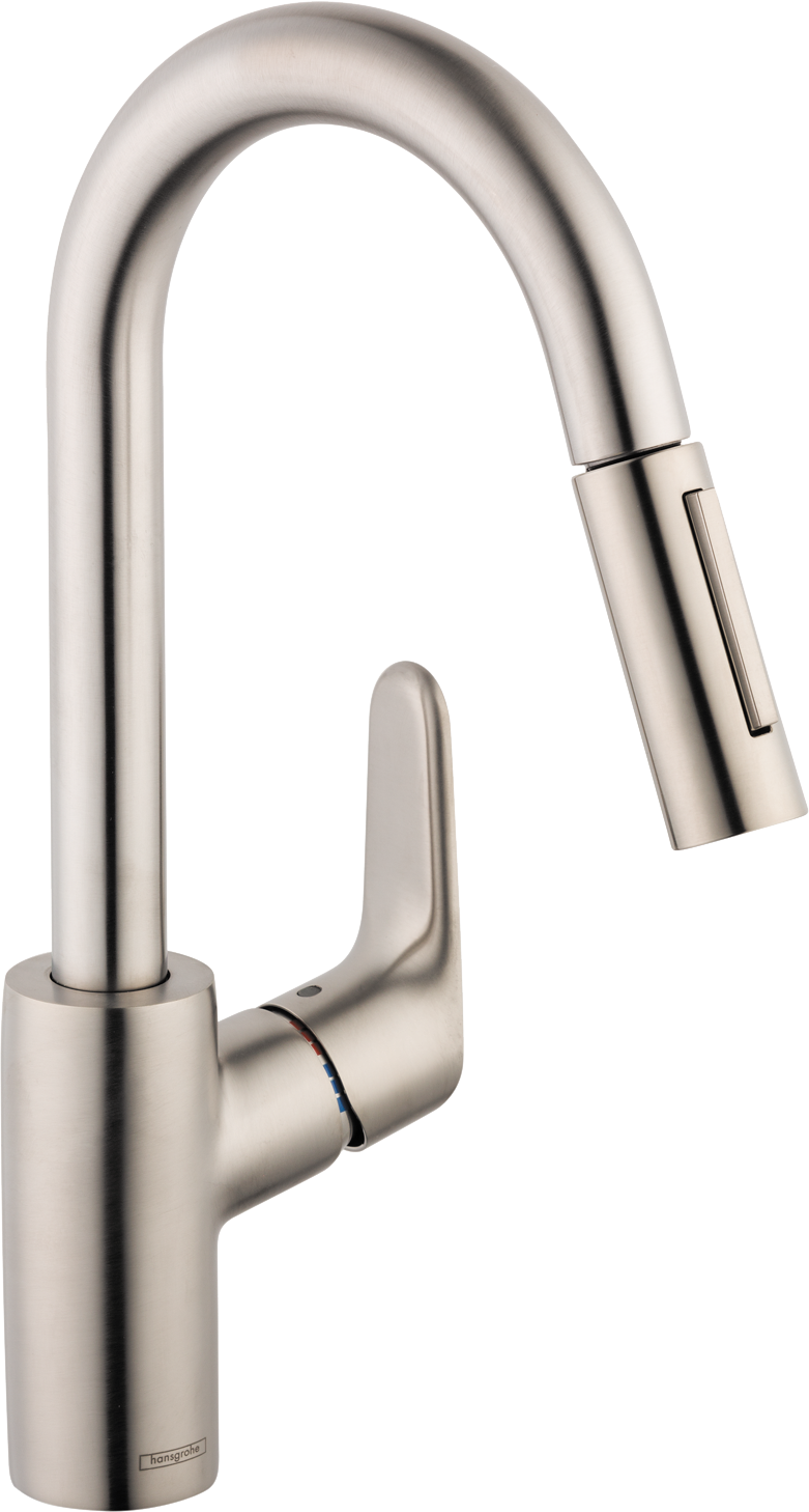 Hansgrohe Focus 2-Spray Pull-Down Prep Kitchen Faucet, 1.75 GPM by Hansgrohe