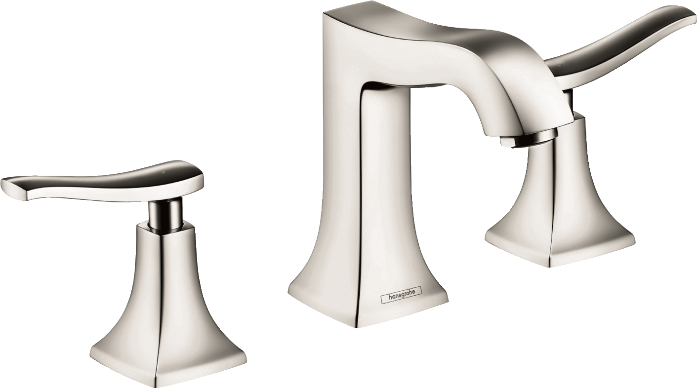 Hansgrohe Metris C Widespread Faucet with Pop-Up Drain, 1.2 GPM by Hansgrohe