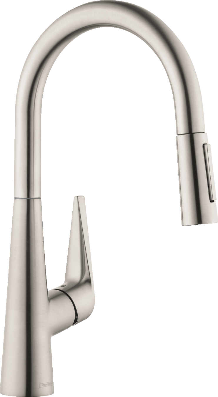 Hansgrohe Talis S HighArc 2-Spray Pull-Down Kitchen Faucet, 1.75 GPM by Hansgrohe