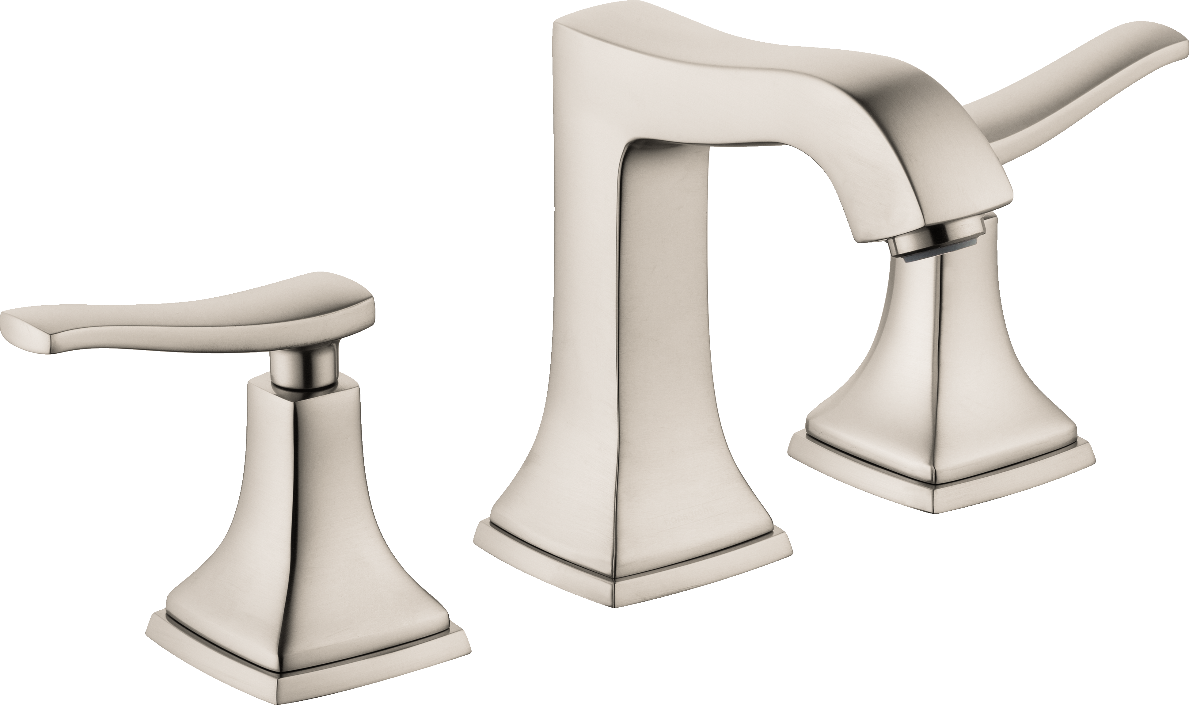 Hansgrohe Metropol Classic Widespread Faucet with Lever Handles and Pop-Up Drain, 1.2 GPM by Hansgrohe