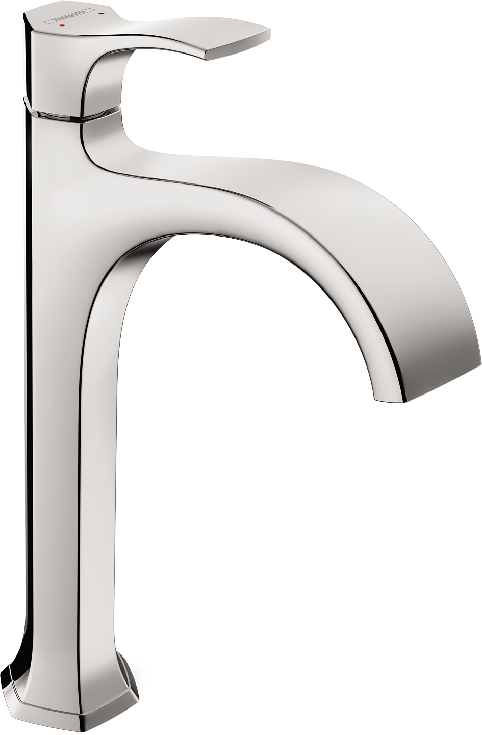 chrome bathroom faucet