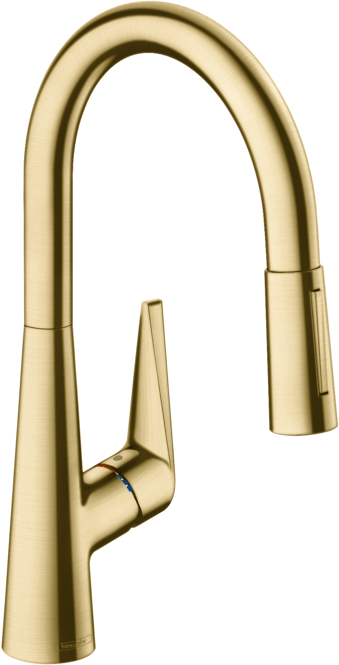Hansgrohe Talis S HighArc 2-Spray Pull-Down Kitchen Faucet, 1.75 GPM by Hansgrohe
