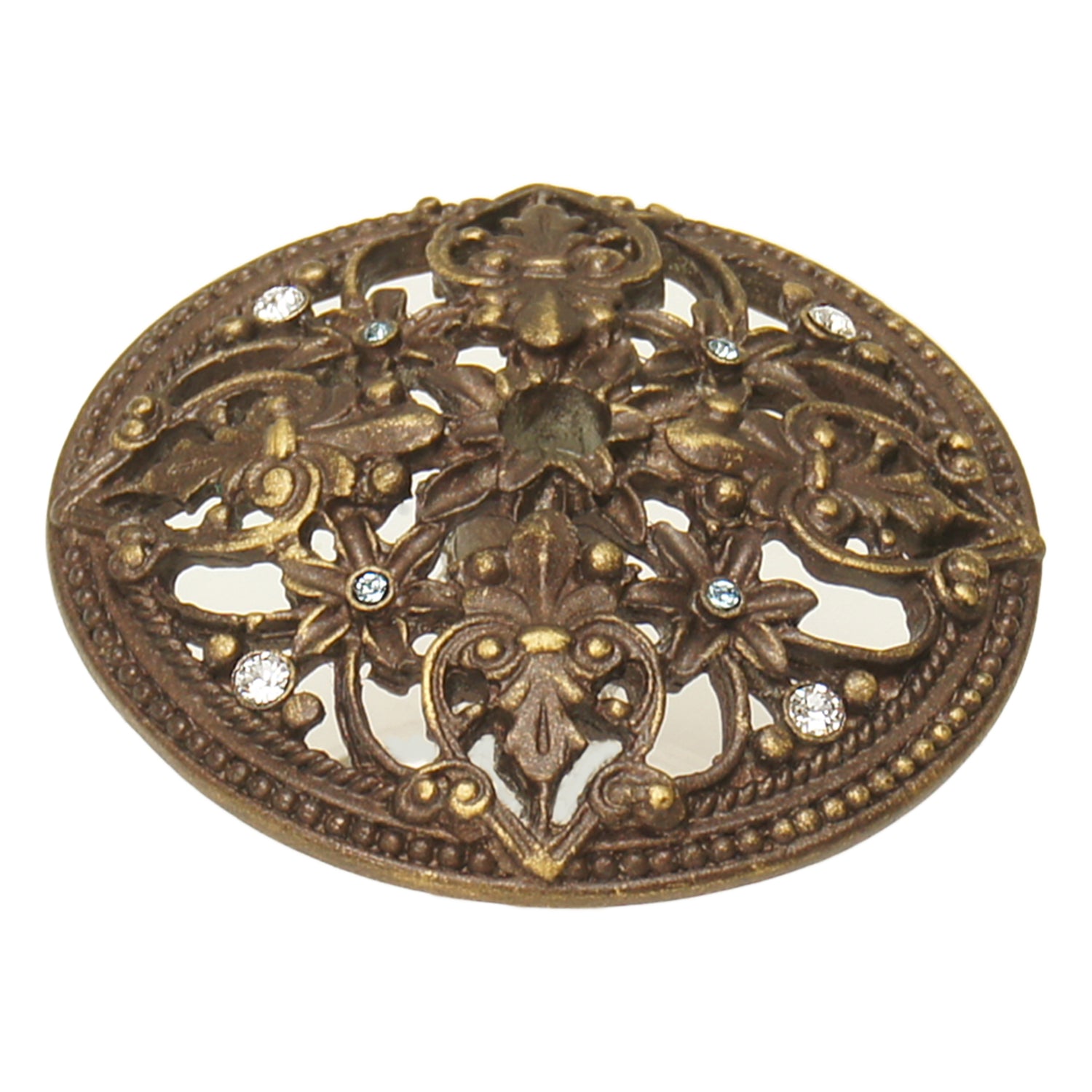 antique brass backplate