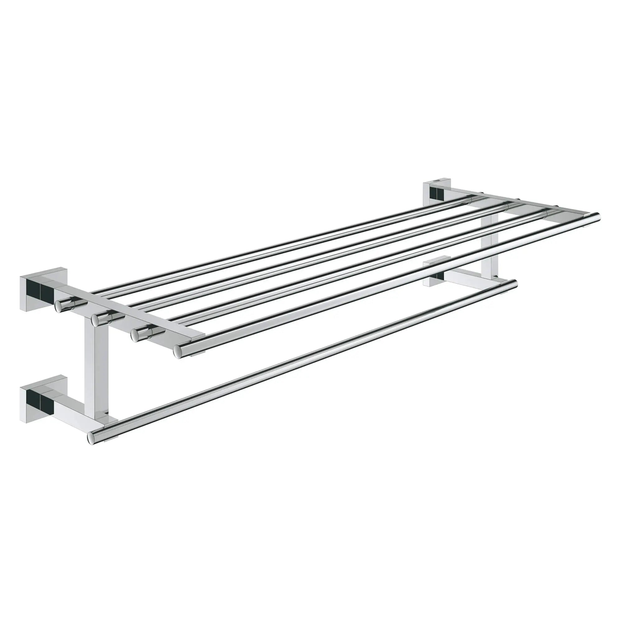 chrome towel rack