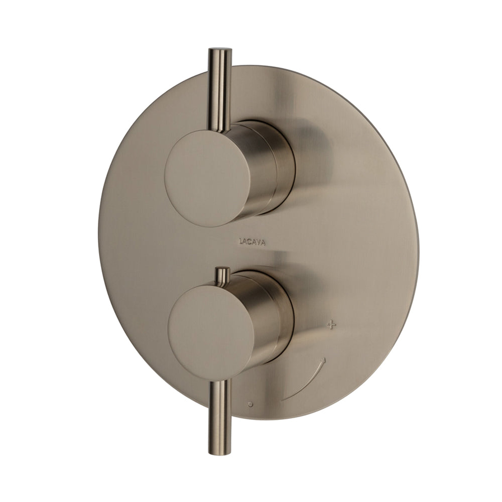 Lacava Cigno Trim Only - Thermostatic Valve with 2 Way Diverter + Off