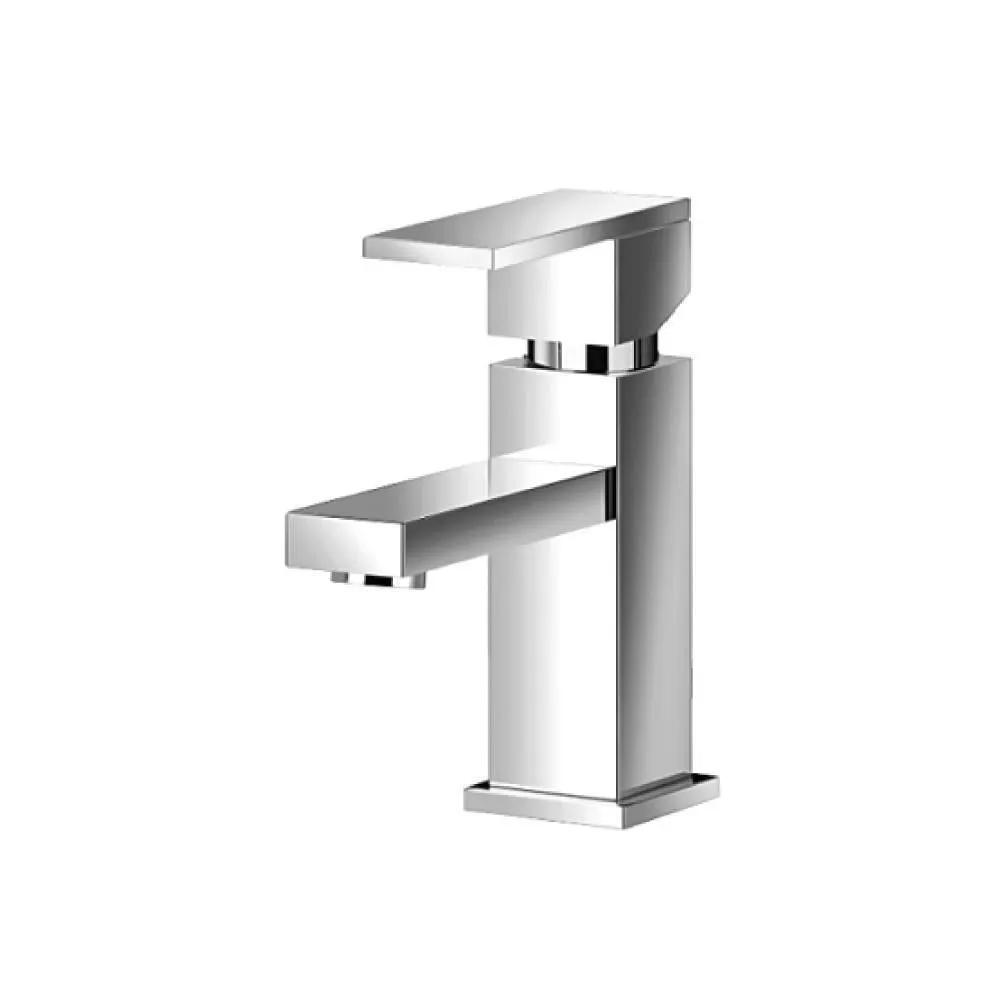chrome bathroom faucet