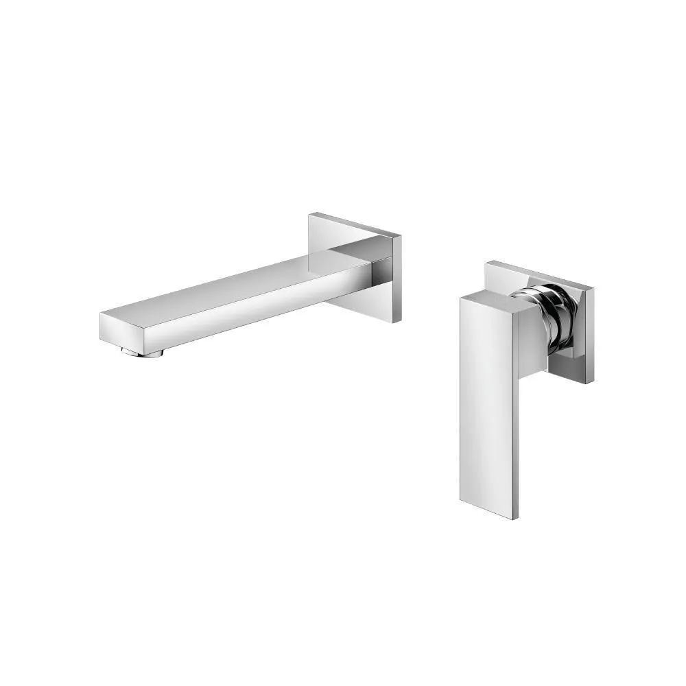 chrome bathroom faucet