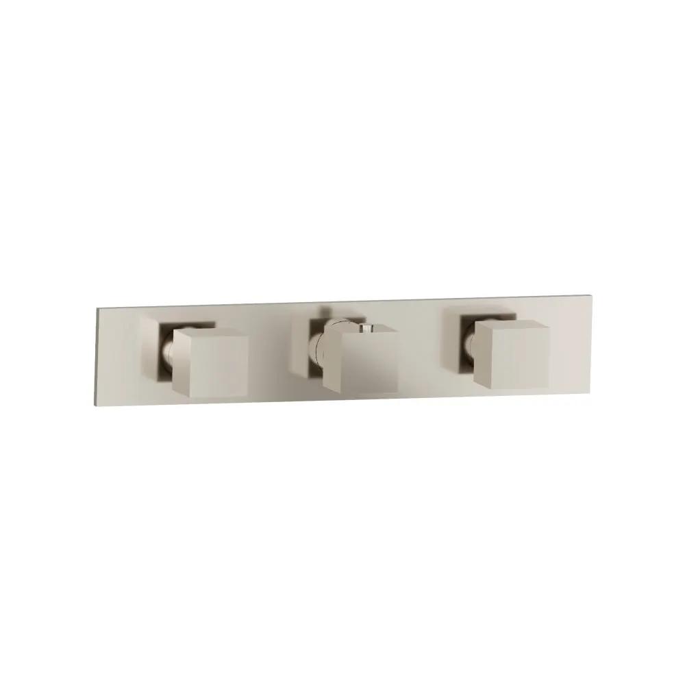 Flusso Serie 160 Trim for Horizontal Thermostatic Valve with 2 Volume Controls
