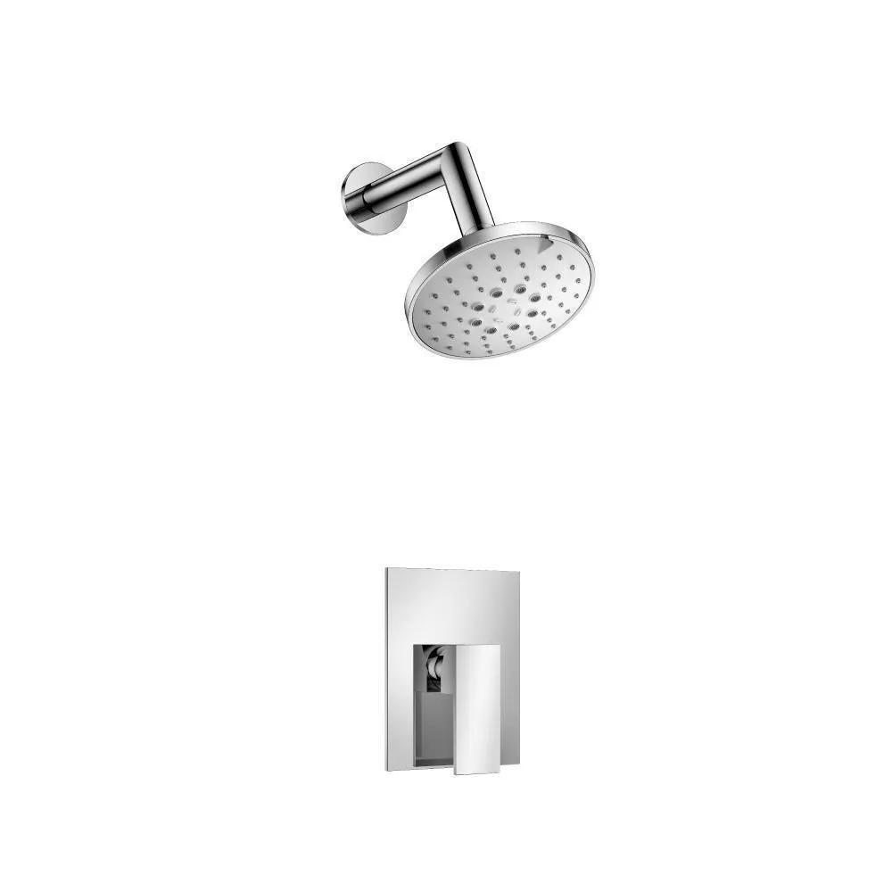 chrome shower set