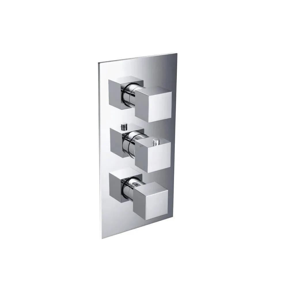 chrome thermostatic valve