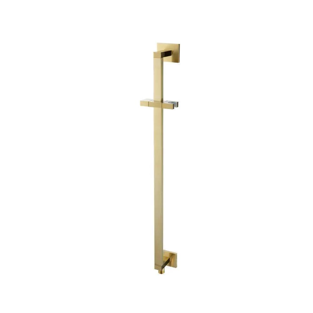 Flusso Serie 160 Square Shower Slide Bar with Integrated Wall Elbow by Flusso
