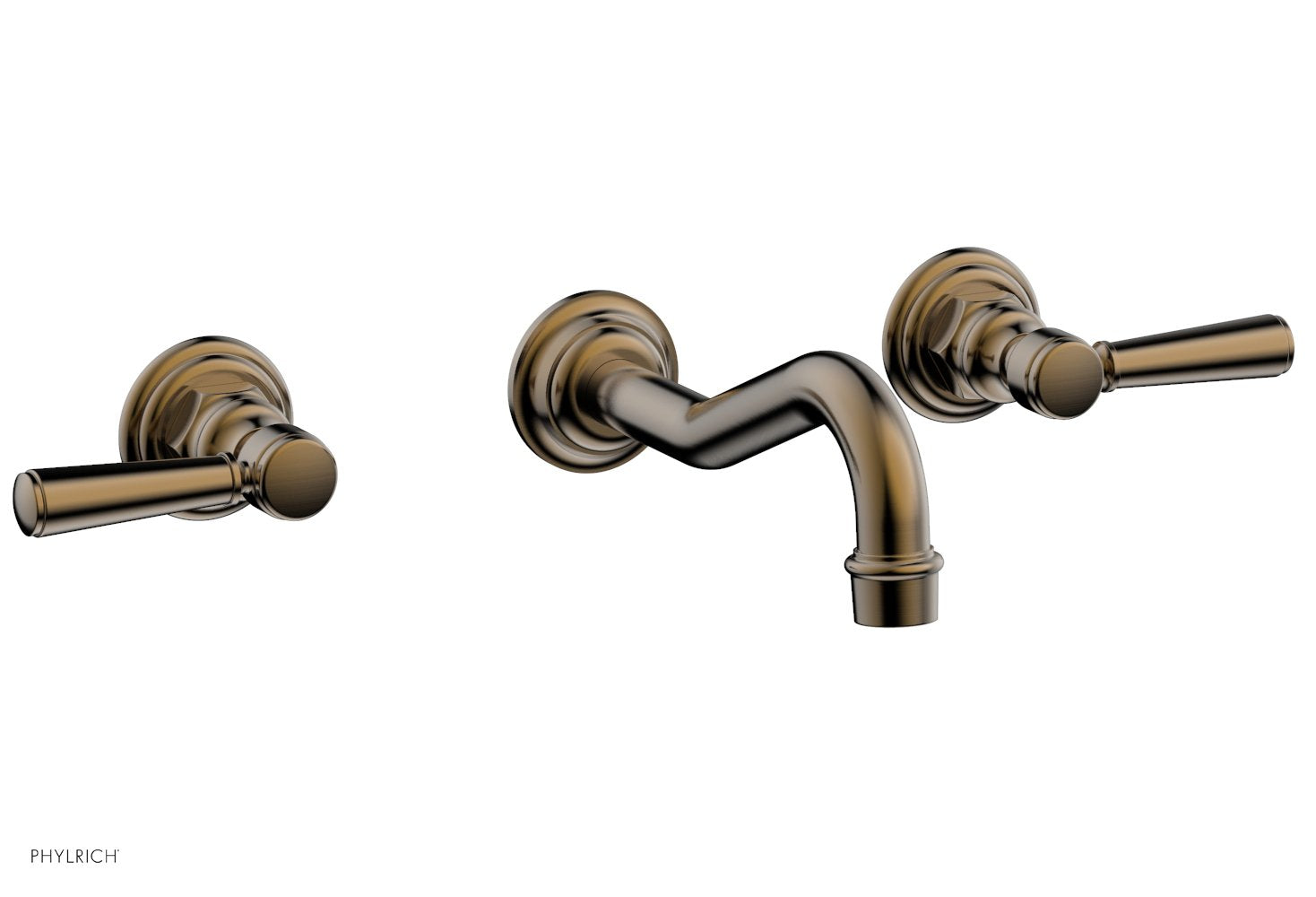 Phylrich HENRI Wall Tub Set - Lever Handles