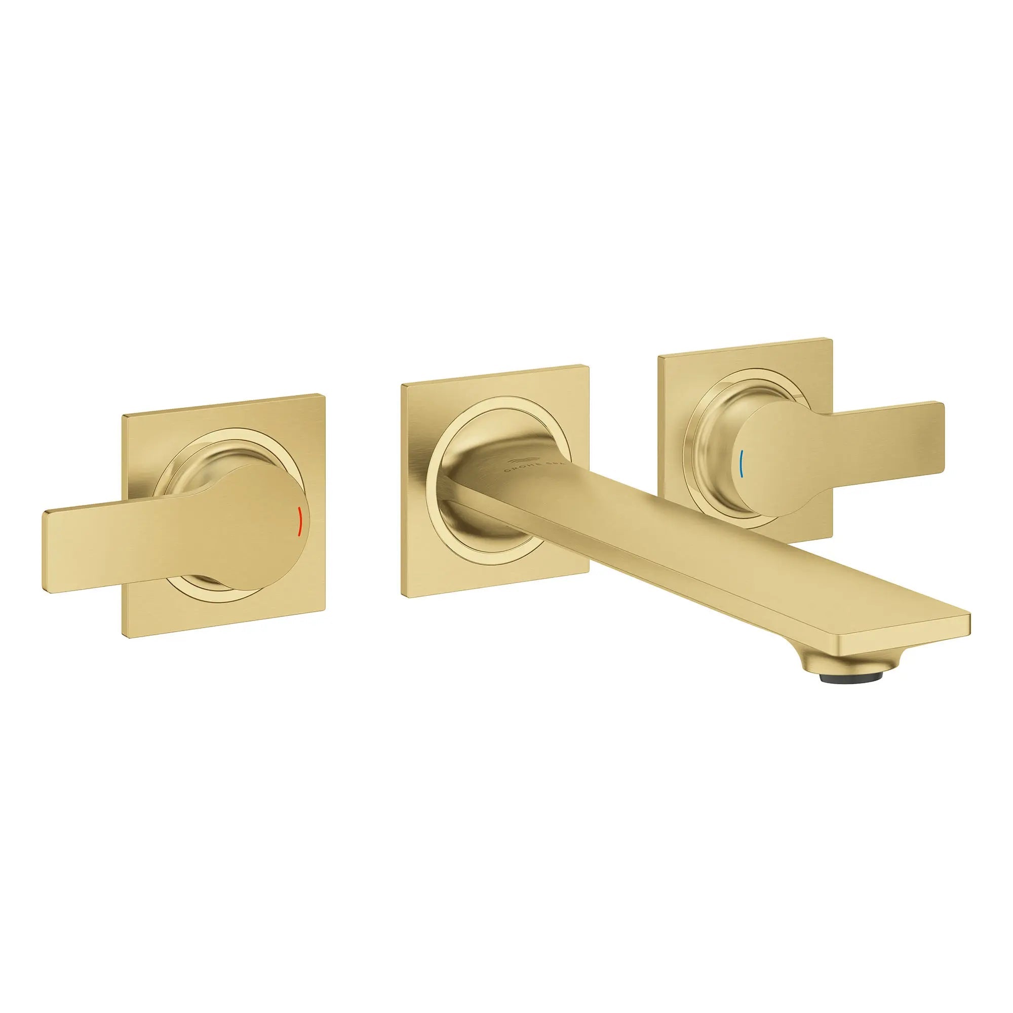 brushed cool sunrise wall faucet