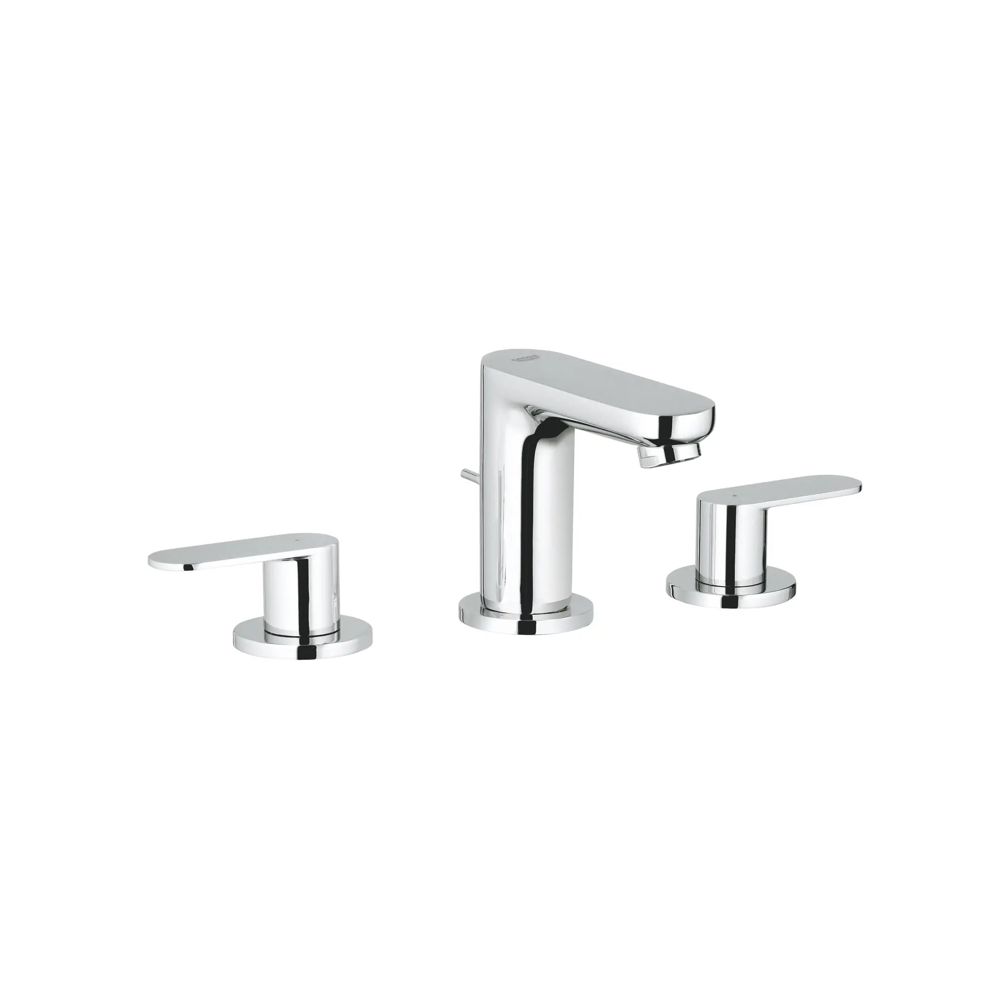 chrome bathroom faucet