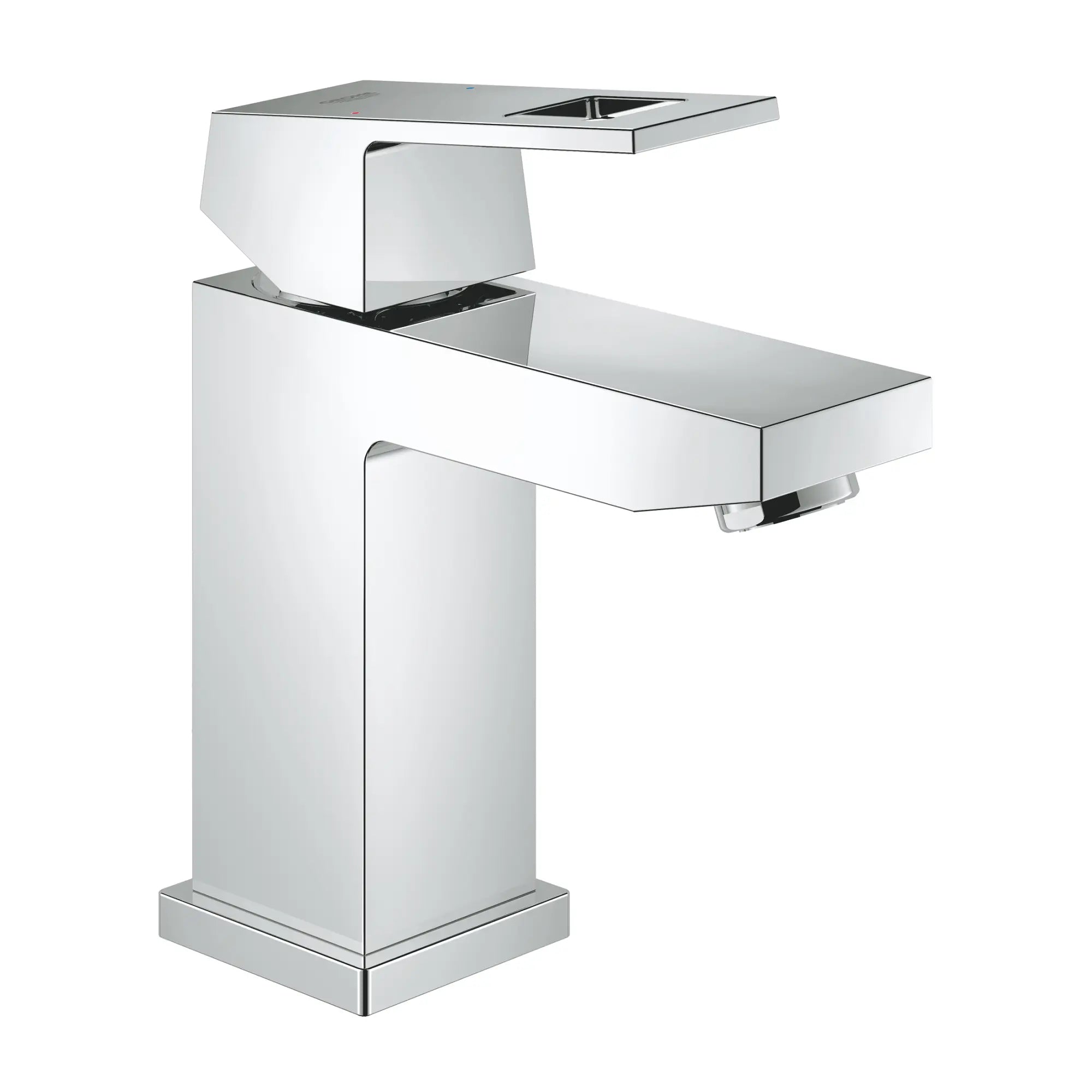 chrome bathroom faucet
