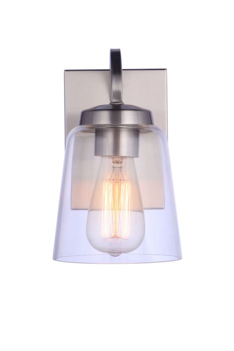 brushed polished nickel wall sconces