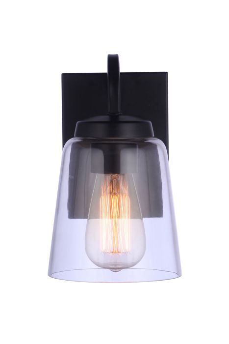 flat black wall sconces