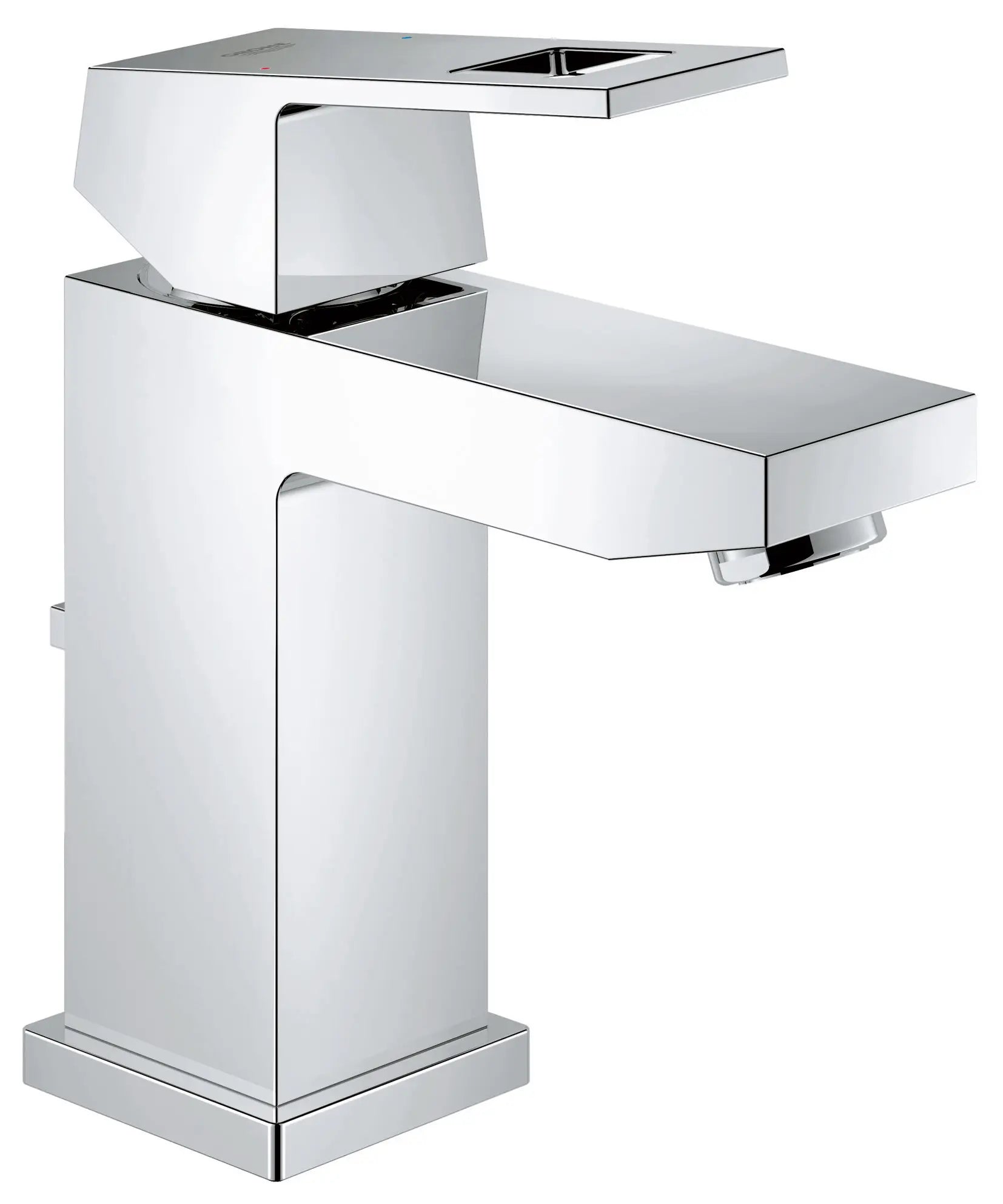 chrome bathroom faucet
