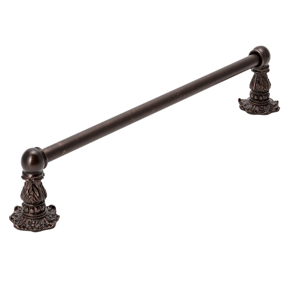 Carpe Diem Acanthus Towel Bar Renaissance Style - 5/8" Smooth Bar