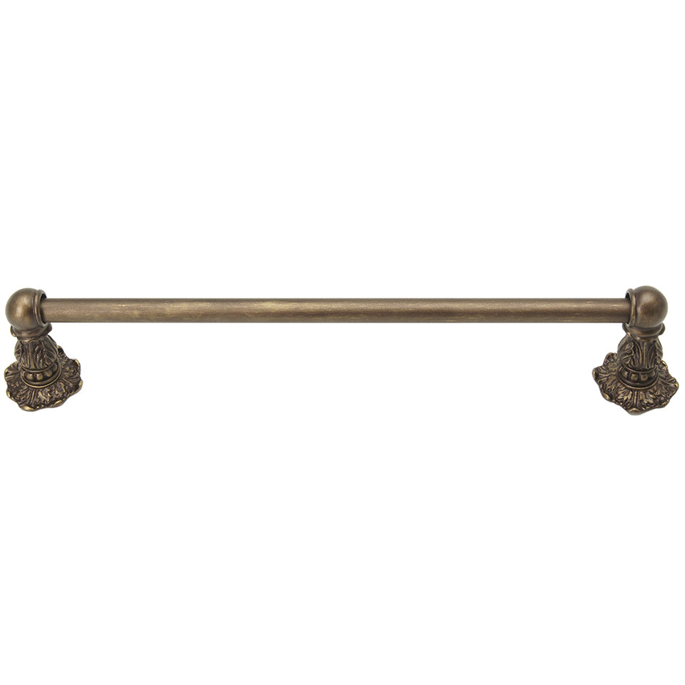 Carpe Diem Acanthus Towel Bar Renaissance Style - 5/8" Smooth Bar