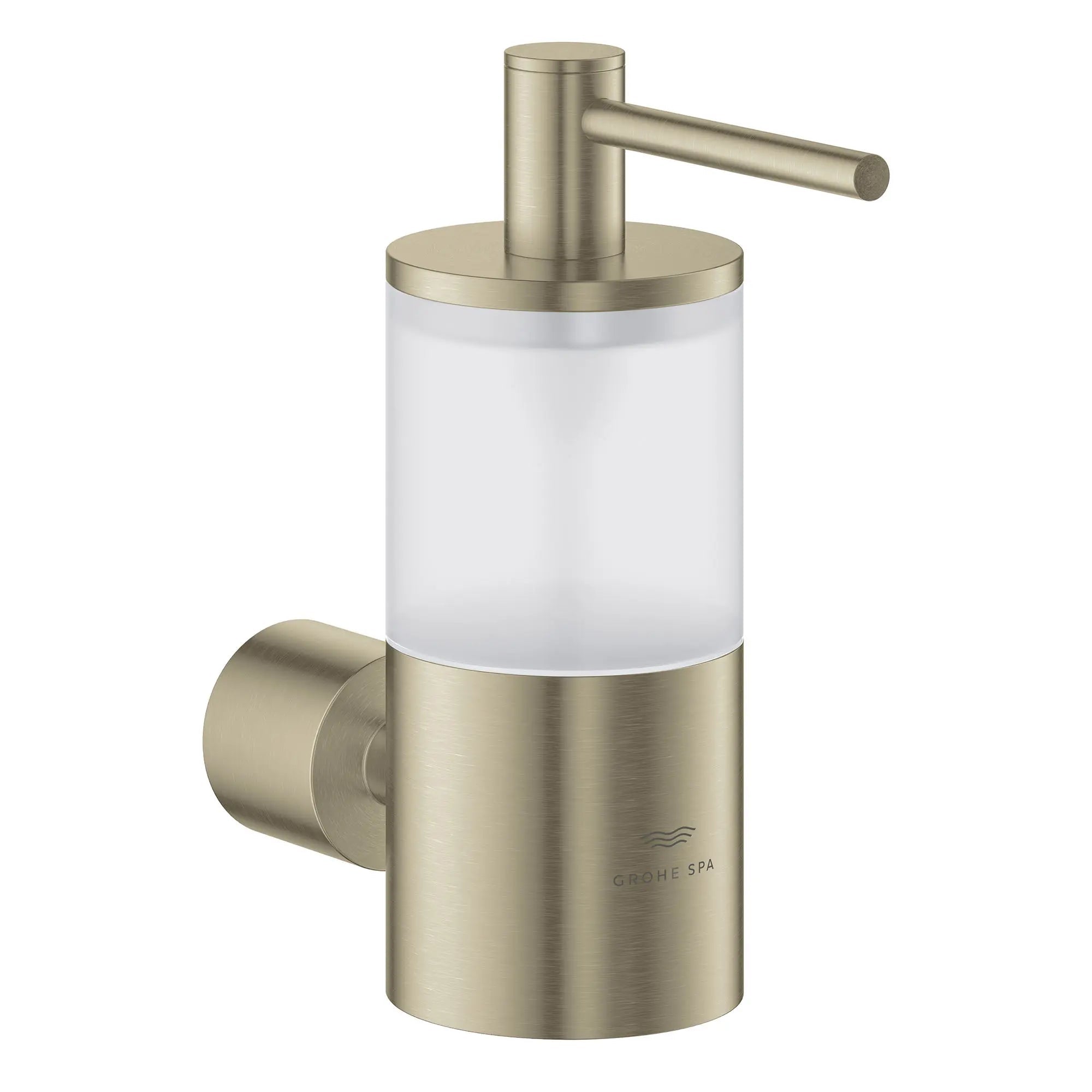 brushed nickel soap dispenser