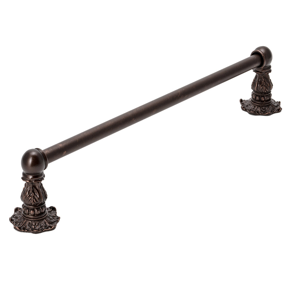 Carpe Diem Acanthus Towel Bar Renaissance Style - 5/8" Smooth Bar