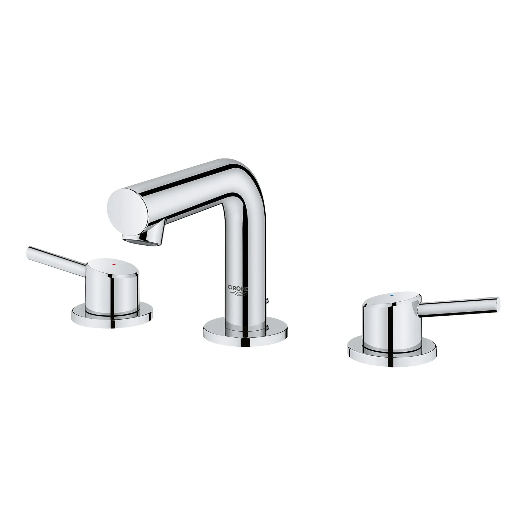 chrome bathroom faucet