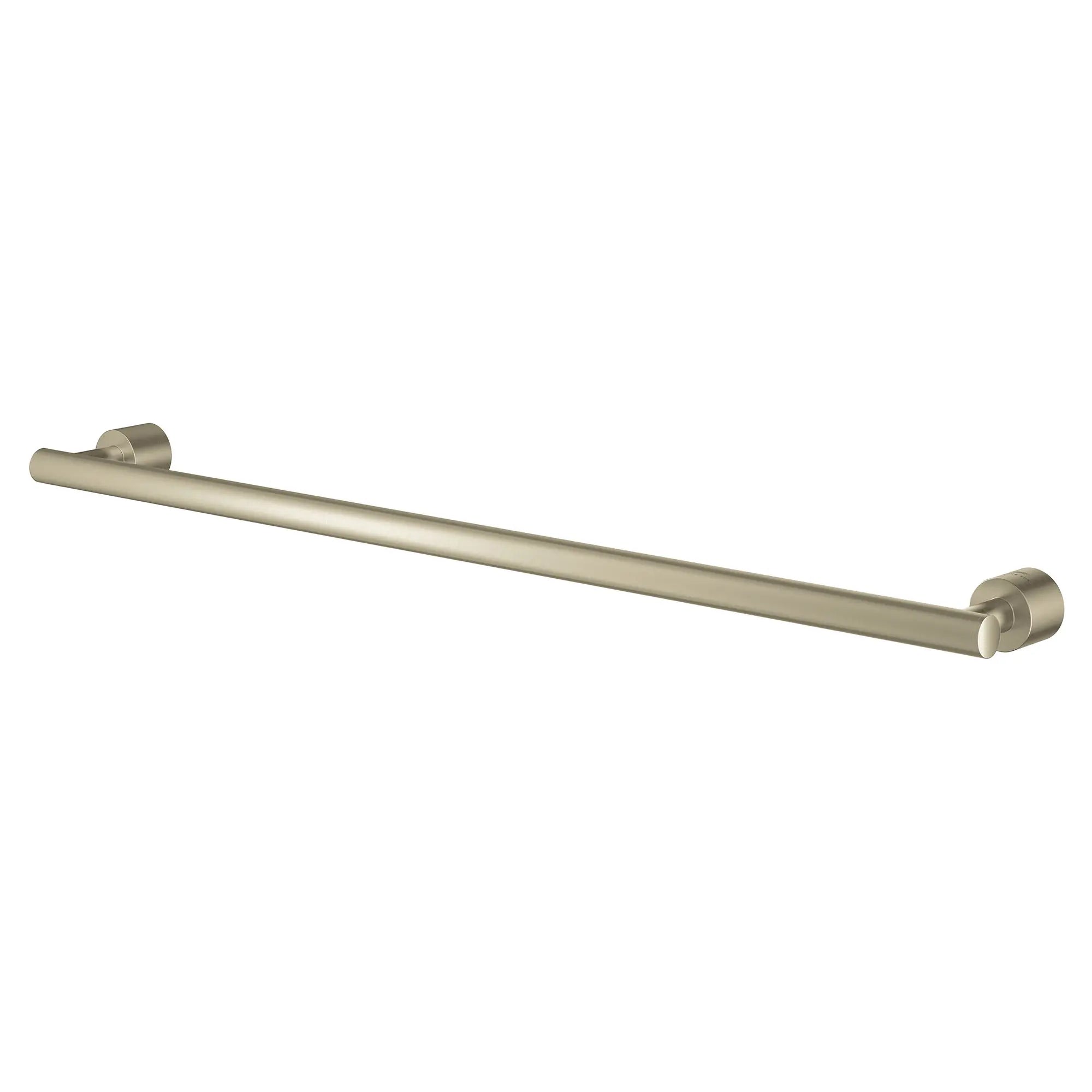 brushed nickel towel rail