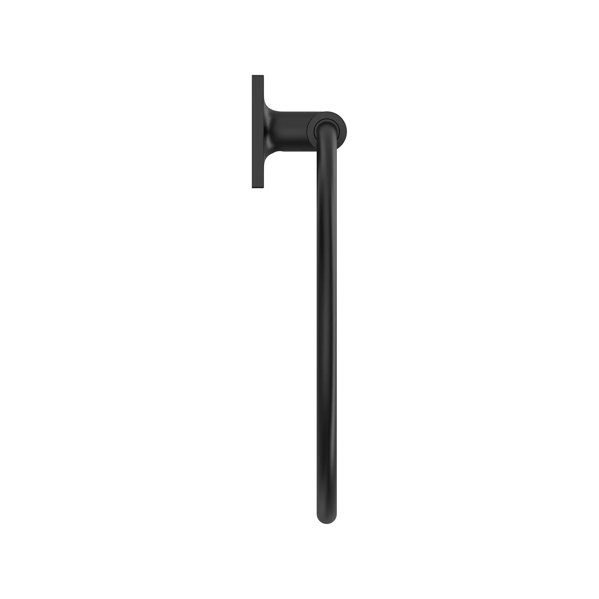 matte black towel ring