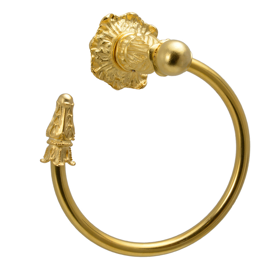gilded mercury towel ring