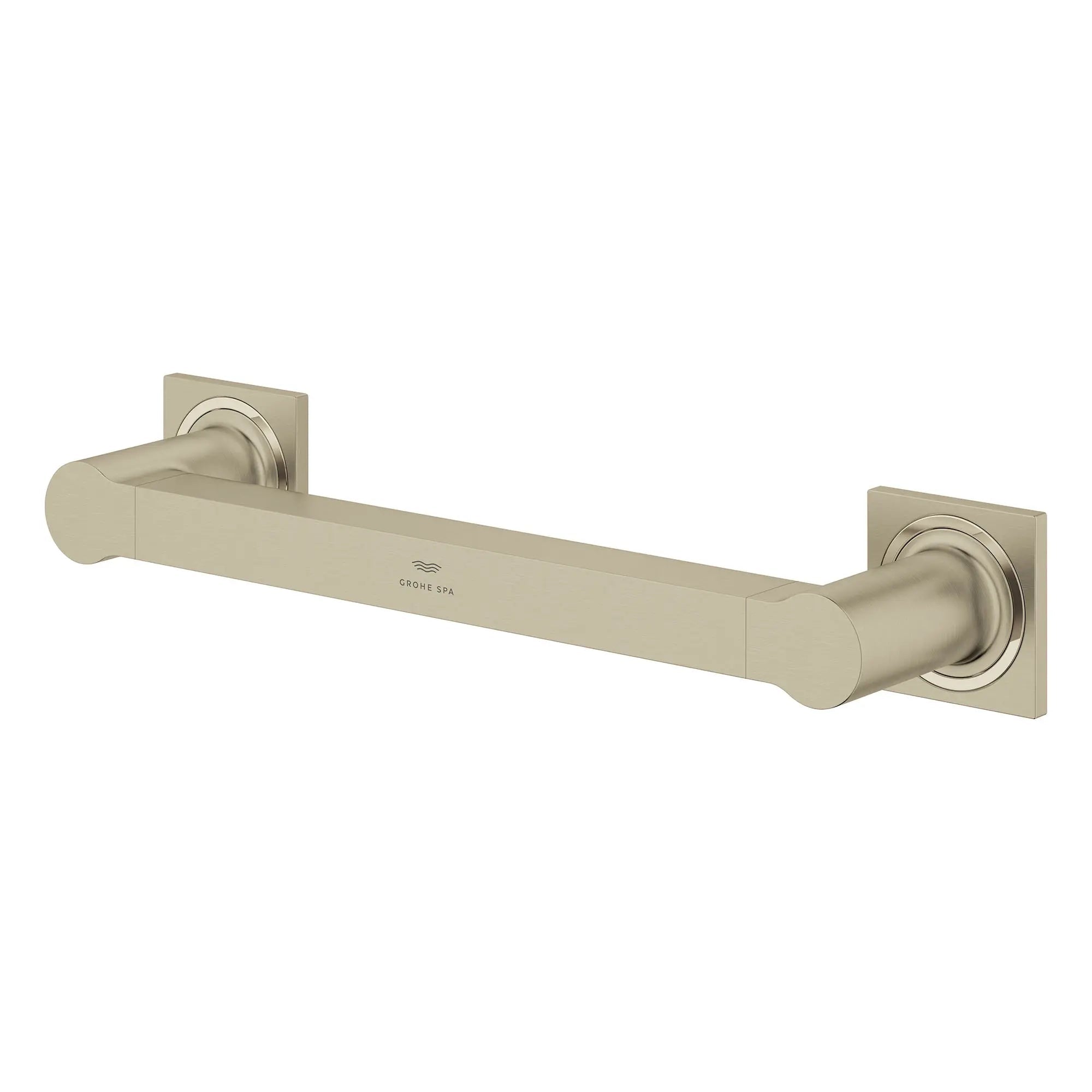 brushed nickel grab bar