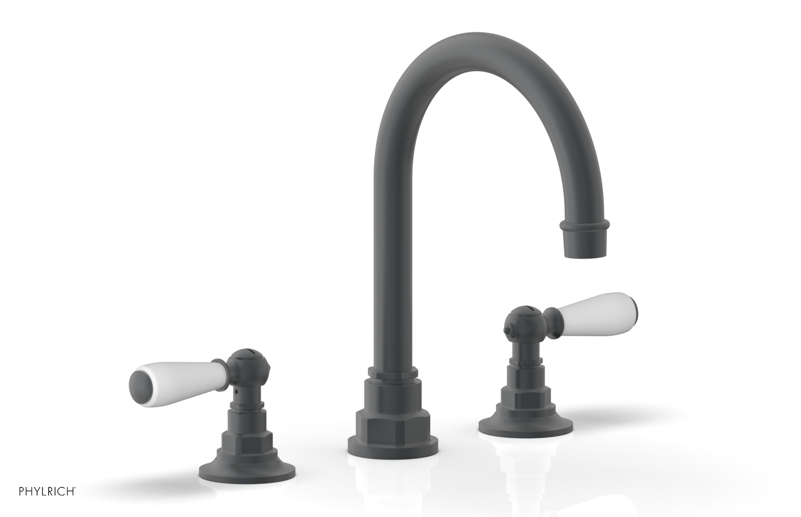 Phylrich Jamestown High Spout Widespread Faucet with Lever Handle