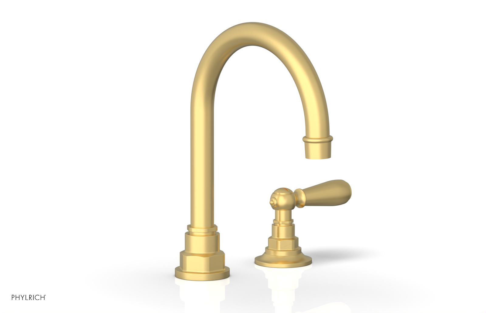 Phylrich Jamestown High Spout Single Handle Faucet with Lever Handle