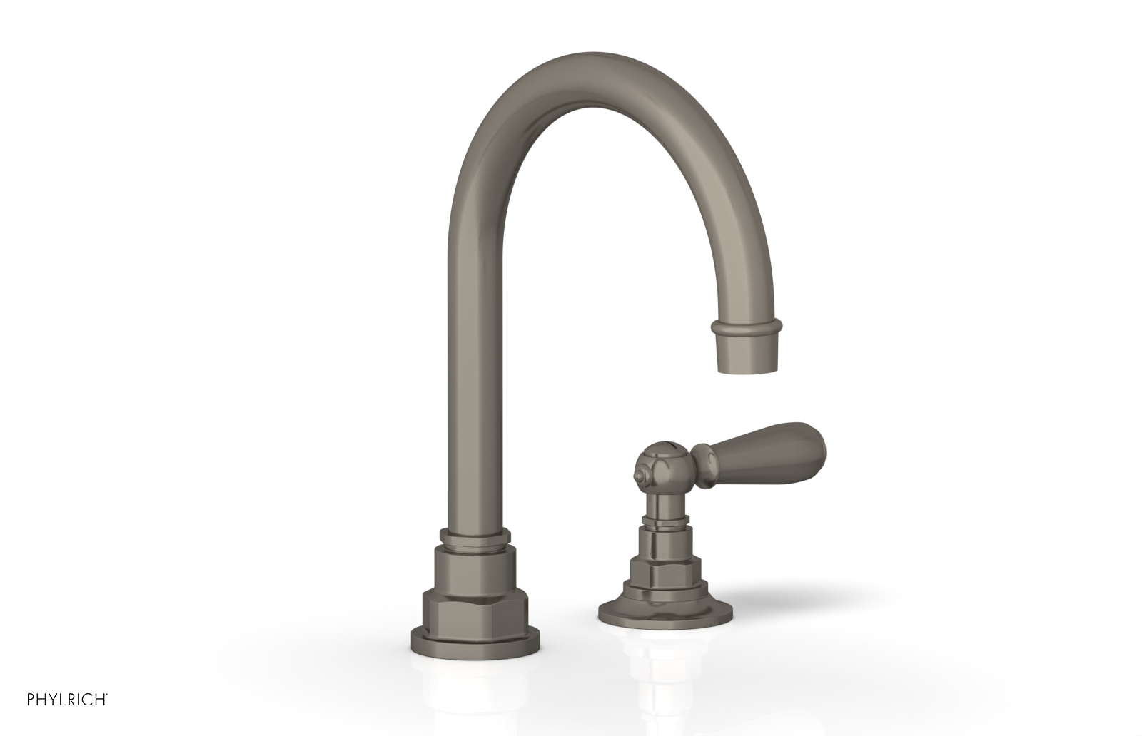 Phylrich Jamestown High Spout Single Handle Faucet with Lever Handle